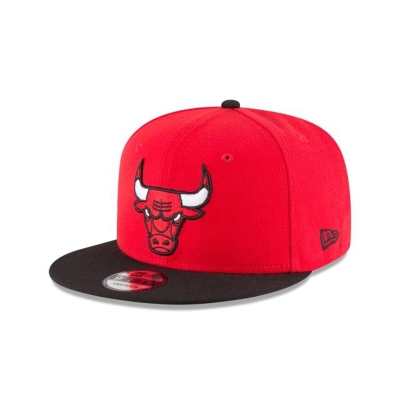 Red Chicago Bulls Hat - New Era NBA 2Tone 9FIFTY Snapback Caps USA8069453